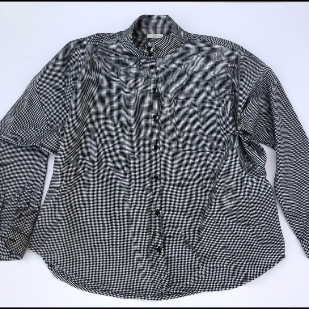 Joie Women’s Houndstooth Button up Shirt